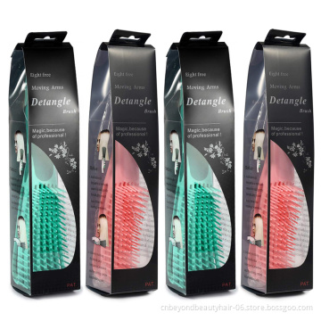 Detangling Brush for Curly Hair ez Detangler Brush Hair Detangler For Afro Textured 3a to 4c Kinky Wavy Curly Hair